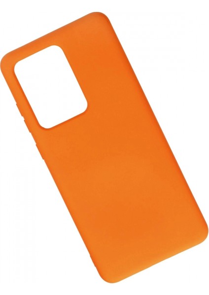 Samsung Galaxy S20 Ultra Kılıf Nano Içi Kadife Silikon - Turuncu (K95) fiyatları