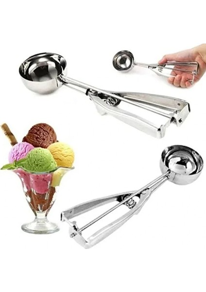 Lüx Paslanmaz Çelik Dondurma Helva ve Kurabiye Kaşığı 22CM indirimleri