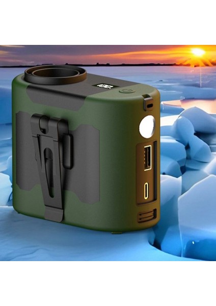 Belden Asılan Vantilatör Uzun Pil Ömrü Açık Hava Yüksek Gücü Taşınabilir Mini Spor Turuncu (Yurt Dışından) indirimleri