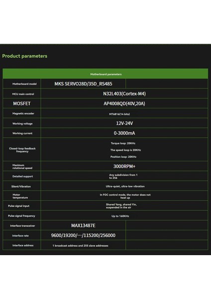 Mks Servo NEMA11/NEMA14 Kapalı Döngü Adım Motoru Sürücüsü Cnc 3D Yazıcı Gen-L Foc RS485 28D Için (Yurt Dışından) fırsatları