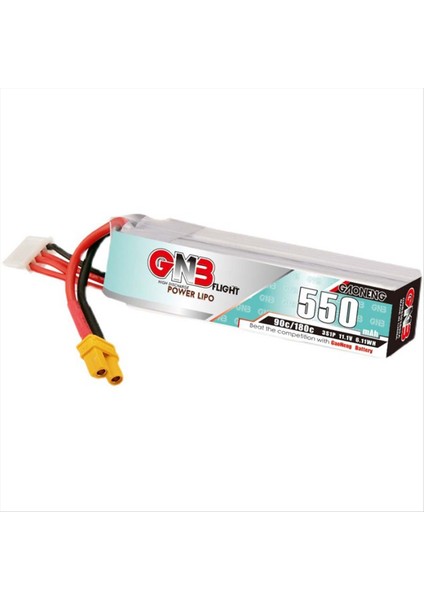 550MAH Lıpo Pil 3s 11.1V 90C Fpv Iha Uzaktan Kumandalı Uçaklar Için XT30 Fişli Dıy Yedek Parçalar (Yurt Dışından)