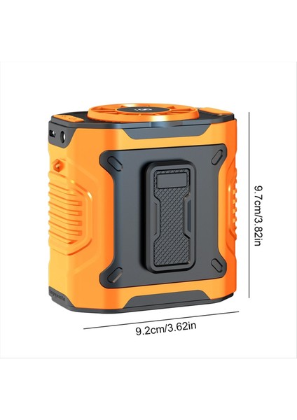 Giyilebilir Kemer Gömlek Gövdesi Üzerinde Şarj Edilebilir Bel Fanı 5000MAH Eller Serbest Soğutma Boyun Lav Turuncusu (Yurt Dışından) fırsatları