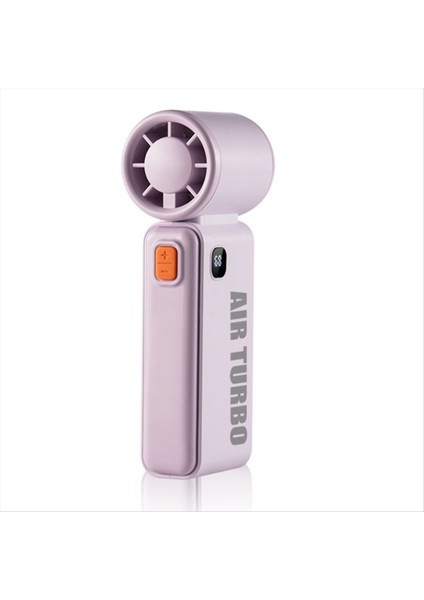 Mini El Tipi Şiddetli Fan USB Şarjlı Açık Hava Pil Taşınabilir Yüksek Hızlı Küçük (Yurt Dışından)