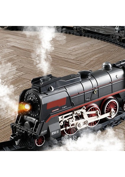 Çocuklar Için Buharlı Lokomotif, Raylı, Şarj Edilebilir Elektrikli Uzaktan Kumandalı Tren Seti, Çocuklara Doğum Günü Hediyesi. (Yurt Dışından) indirimleri