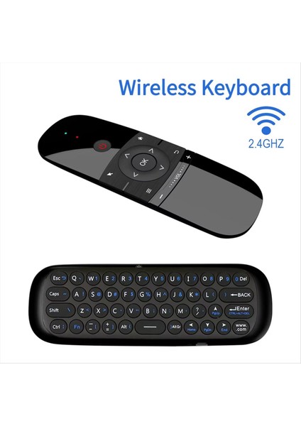 W1 Air Mouse 2.4g Kablosuz Klavye Uzaktan Kumanda Ir Öğrenme 6- Hareket Algılama Akıllı Tv Android Pc Için (Yurt Dışından) fiyatları