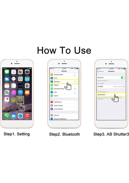 Cep Telefonu Bluetooth Kablosuz Uzaktan Kumandalı Monopod Selfie Çubuğu Deklanşör Otomatik Zamanlayıcı Ios Android Için (Yurt Dışından) modelleri