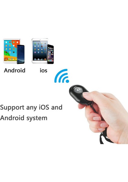 Cep Telefonu Bluetooth Kablosuz Uzaktan Kumandalı Monopod Selfie Çubuğu Deklanşör Otomatik Zamanlayıcı Ios Android Için (Yurt Dışından) fırsatları