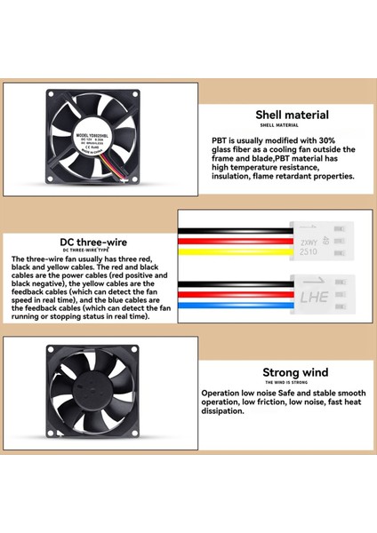 8cm Soğutma Fanı Pc Bilgisayar Kasası Dc 12V 0.3A Sessiz 8025 3pin Konnektör (Yurt Dışından) fırsatları