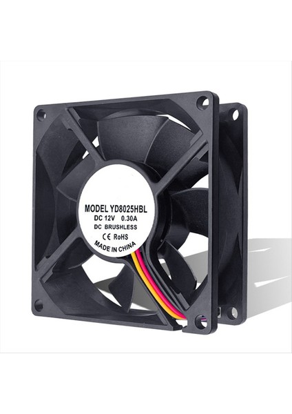 8cm Soğutma Fanı Pc Bilgisayar Kasası Dc 12V 0.3A Sessiz 8025 3pin Konnektör (Yurt Dışından) indirimleri
