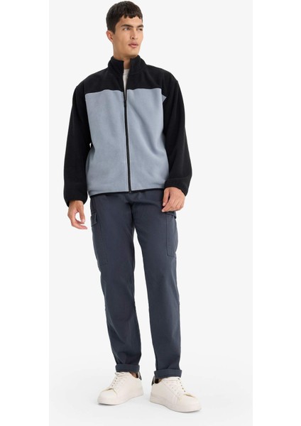 Relax Fit Yarım Balıkçı Yaka Fermuarlı Polar Hırka F0449AX25AU fiyatları