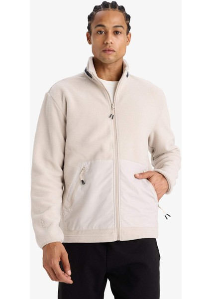 Fit Standart Fit Dik Yaka İçi Yumuşak Tüylü Polar Hırka F2303AX25WN modelleri