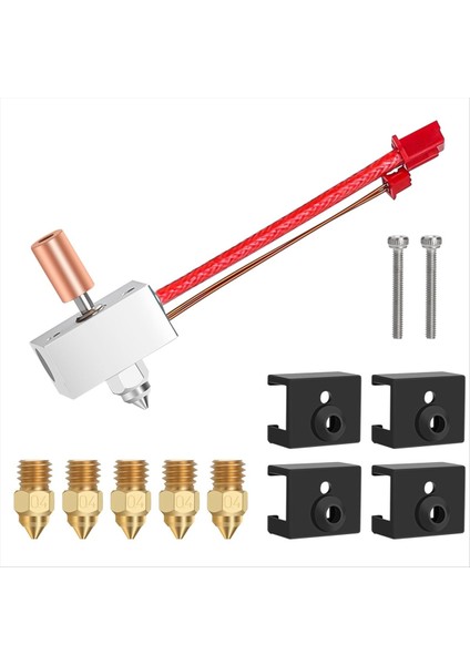 Sprite Ekstruder Yükseltme Isıtıcı Bloğu Kiti Yüksek Sıcaklık 300℃ Titanyum Isı Kesici 3 S1/ender3 S1 Pro Için (Yurt Dışından)