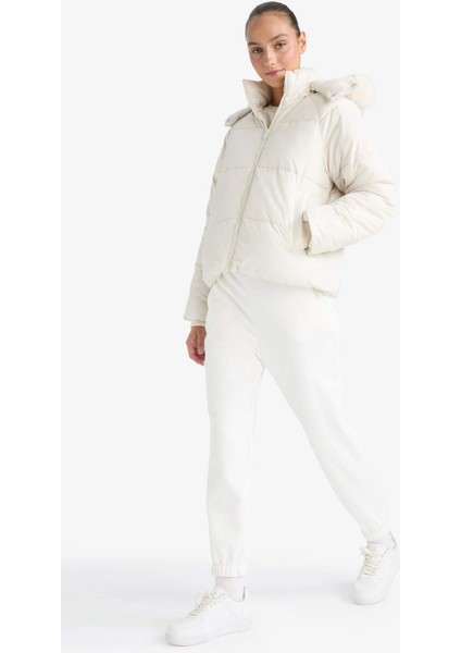 Rüzgar Geçirmez Regular Fit Kapüşonlu Mont F2819AX25WN indirimleri