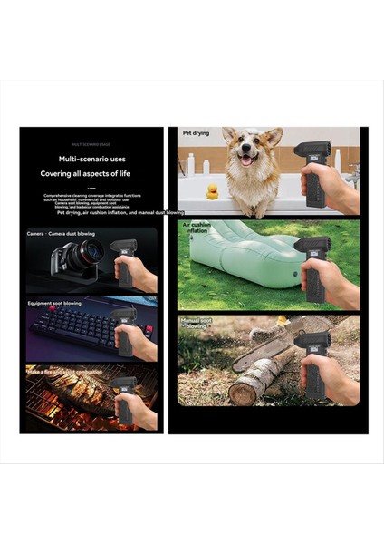 Üfleyici 138000 Rpm Güçlü Hava Fırçasız Motor Turbo Fan Hızı 52 M/s Susturucu Güçlü (Yurt Dışından) indirimleri