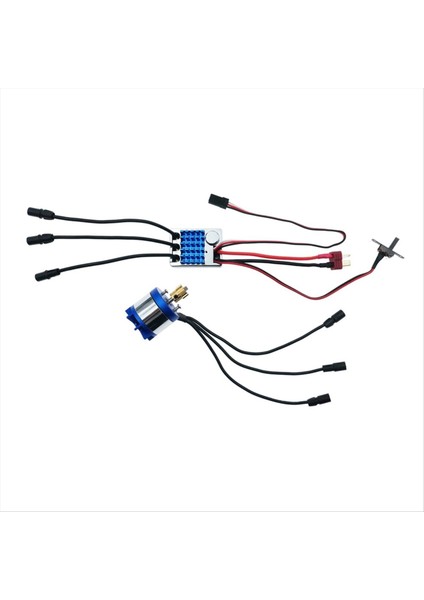 1/12 MN128 Rc Araba Yükseltme Parçası Için 2830 2100KV Paletli Fırçasız Motor Outrunner AM32 45A Esc Bec (Yurt Dışından)