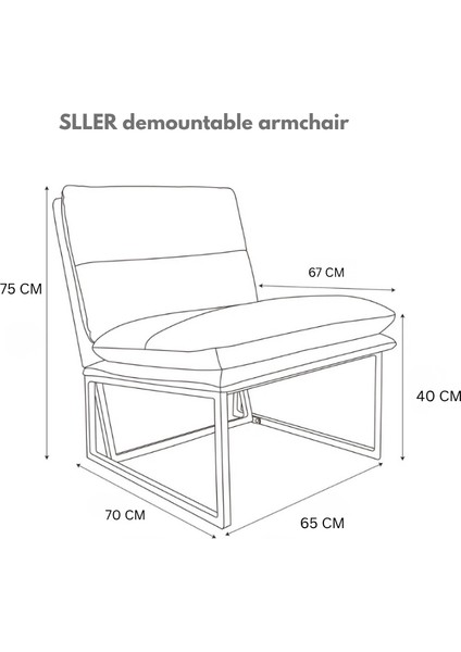 Modern Tasarım Metal Iskeletli Berjer , Portatif Zarif Tasarım Berjer Salon, Ofis, Cafe Iç Dizayn