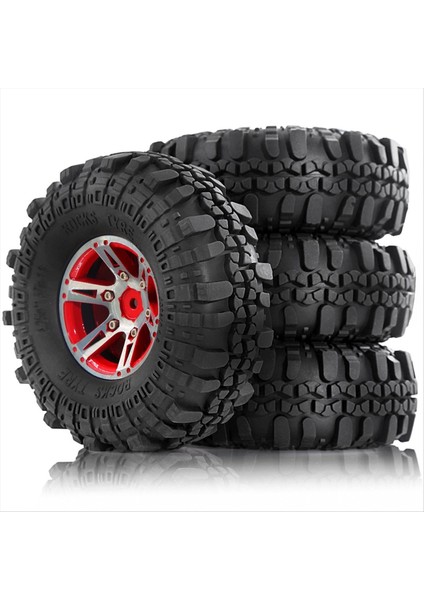 1/10 Rc Paletli Araç Trx4 D90 D110 Eksenel SCX10 Için 4 Parça 108 mm 1,9 Inç Beadlock Jant Lastik Seti (Yurt Dışından)