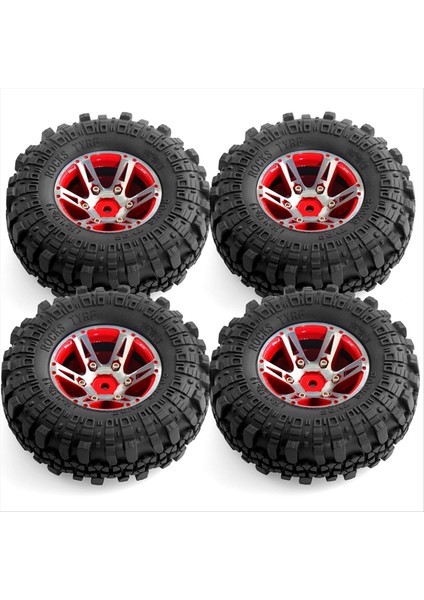 1/10 Rc Paletli Araç Trx4 D90 D110 Eksenel SCX10 Için 4 Parça 108 mm 1,9 Inç Beadlock Jant Lastik Seti (Yurt Dışından) indirimleri