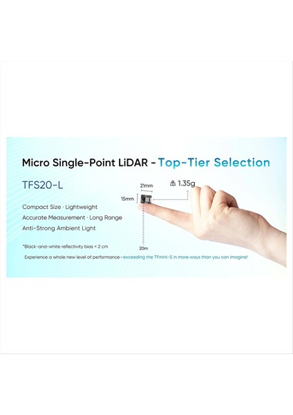 TFS20-L 20 Metre Uart Iıc Minyatür Mikro Tip Tek Nokta Lidar Sensör Modülü Mesafe Ölçüm Modülü Iha Için (Yurt Dışından) fiyatları