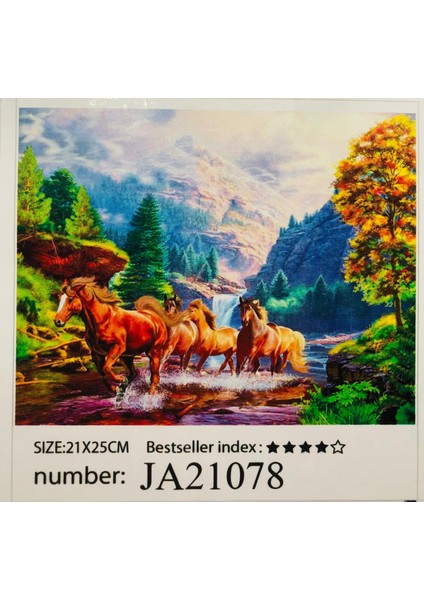 21X25 Çocuklar Için Boncuklu Taşlı Mozaik Elmas Boyama Goblen Pano Tablo Resim Boncuk Puzzle Diamond Painting fiyatları