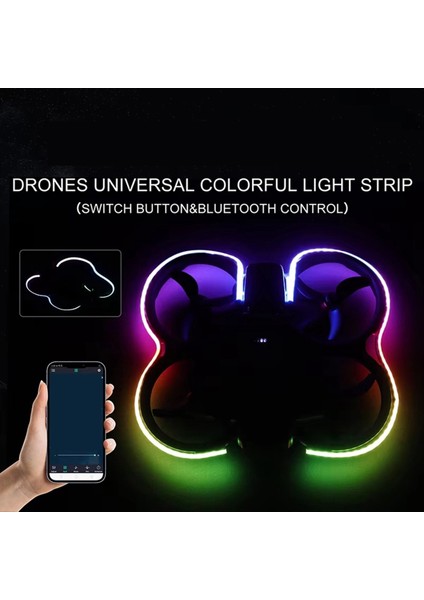Neo/avata 2 Uzaktan Kumandalı Gece Güvenlik Uçuşu Drone Aksesuarları Için Rgb Renkli Işık Şeridi (Yurt Dışından) fiyatları