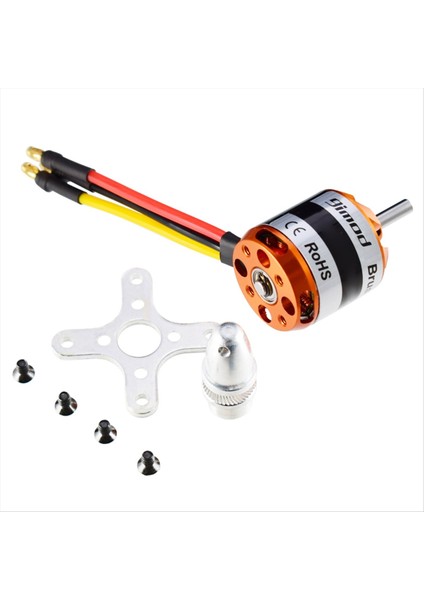 D2836 2836 Fırçasız Motor 2-4s Lipo 4mm Şaft Çapı 40A Esc Sabit Kanatlı Iha'lar Için Uygun 1500KV (Yurt Dışından)