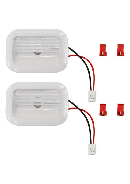 Buzdolabı LED Işık Modülü Bileşeni Için 2 Adet W10695459 W10843353 W11683243, W10660728 W10279030 W11205083'Ü Değiştirin (Yurt Dışından)