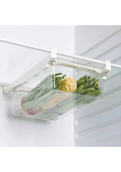 Buzdolabı Düzenleyici Seti, Meyve ve Yumurta Için Raf Altı Çekmece - Buzdolabı Saklama Kutusu, Taze Tutan Mutfak Düzenleme (Yurt Dışından) modelleri