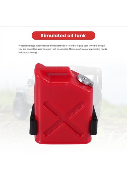 Rc Kaya Tırmanıcısı 1:10 Aksesuarları Mini Tank CC01 Axial SCX10 90046 D90 D110 -4 Kamyon, Kırmızı (Yurt Dışından) indirimleri