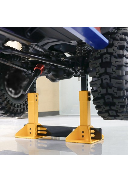 1/18 1/10 1/8 1/7 Rc Paletli Kamyon Araba Simülasyonu Tırmanma Araçları Kırmızı Için Yüksekliği Ayarlanabilir Kriko Standları (Yurt Dışından)