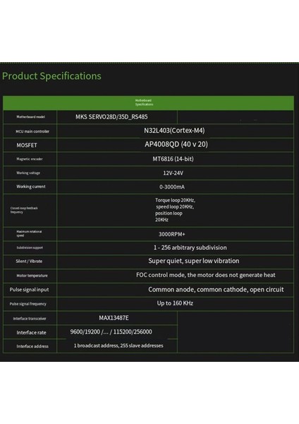 Mks Servo NEMA11/NEMA14 Kapalı Döngü Adım Motoru Sürücüsü Cnc 3D Yazıcı Için Gen-L Foc Ekranlı RS485 35D (Yurt Dışından) fırsatları