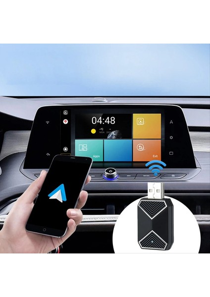 Android 11 Için Kablosuz Carplay Otomatik Mini Kutu Bt Wifi Carplay Dongle USB Tak ve Çalıştır (Yurt Dışından)