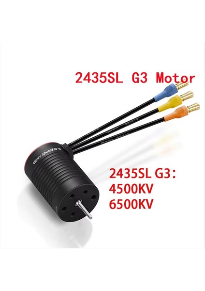 Yeni 2435SL G3 Motor 4500KV 1:18, 1:16 Uzaktan Kumandalı Araba Fırçasız Esc Su Geçirmez 2-3s 2435-G3 Kiti (Yurt Dışından) modelleri