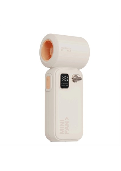 Şarj Edilebilir Turbo El Vantilatörü - Seyahat, Kamp ve Açık Hava Aktiviteleri Için Taşınabilir, Ayarlanabilir Hızlar, Mini El Tipi Tasarım (Yurt Dışından)