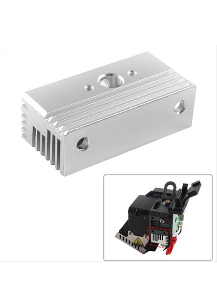 Sprite Ekstruder Alüminyum Isı Emici Soğutma Bloğu ENDER3S1 Plus PRO/CR10 Smart Pro/sermoon V1PRO 3D Yazıcı Için 3 Adet (Yurt Dışından) fiyatları