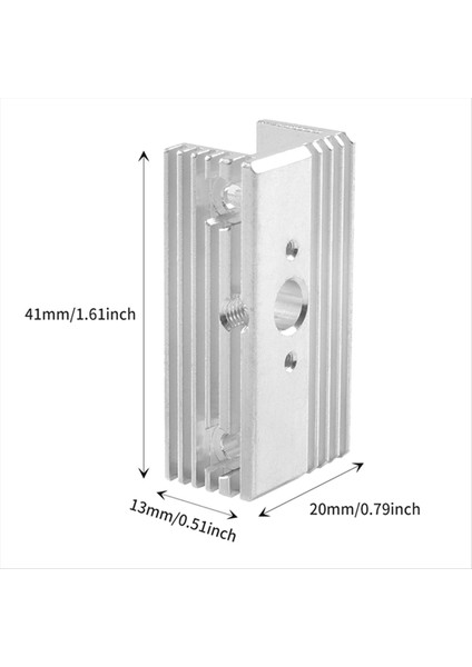 Sprite Ekstruder Alüminyum Isı Emici Soğutma Bloğu ENDER3S1 Plus PRO/CR10 Smart Pro/sermoon V1PRO 3D Yazıcı Için 3 Adet (Yurt Dışından) modelleri