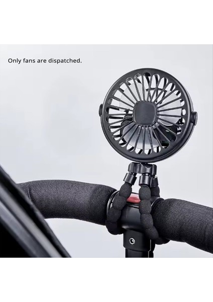 Bebek Arabası Vantilatörü Mini Açık Hava USB Hızlı Esnek Ahtapot Üçayak Klipsli El Tipi Beşik Beyaz (Yurt Dışından) modelleri