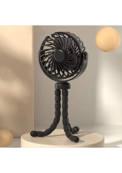 Bebek Arabası Vantilatörü Mini Açık Hava USB Hızlı Esnek Ahtapot Üçayak Klipsli El Tipi Beşik Beyaz (Yurt Dışından) fırsatları