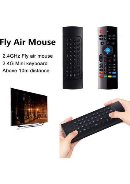 Mx3 Fly Air Mouse Akıllı Sesli Uzaktan Kumanda 2.4g Kablosuz Klavye Tv Kutusu Android Mini Mi Için (Yurt Dışından) indirimleri