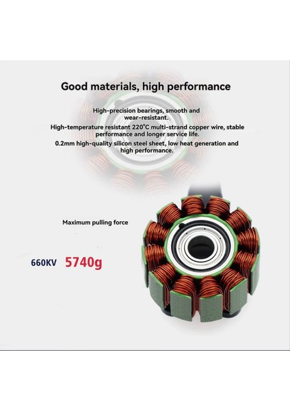 B4214 660KV Fırçasız Motor Çoklu M6 Şaft Yüksek Verimli Fpv Rc Serbest Stil Iha'lar Için (Yurt Dışından) modelleri