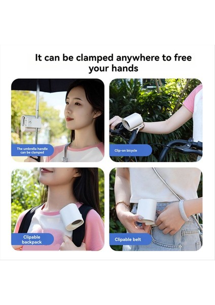 LED Ekranlı 360° Dönebilen Araç Vantilatörü, Araç Vantilatörleri, Hızları Ayarlanabilir, USB Şarj Edilebilir, Taşınabilir (Yurt Dışından) fırsatları