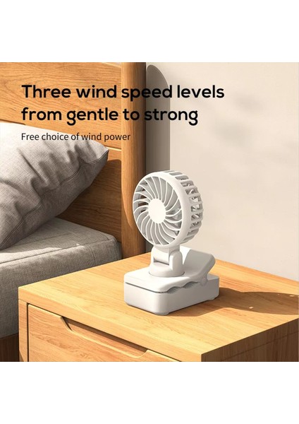 Taşınabilir Mini Klipsli Vantilatör - Dış Mekan Kullanımı Için Şarj Edilebilir Soğutma, Ayarlanabilir Hızlara Sahip Hava Soğutucu, Ideal Seyahat A (Yurt Dışından) fırsatları