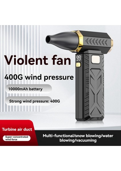 Turbo Fan Şiddetli 130000 Rpm Güçlü Hava Üfleyici Toz Temizleyici Fırçasız Motor Güçlü Lar Beyaz (Yurt Dışından) modelleri