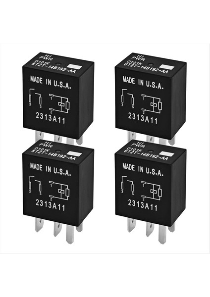 8T2T-14B192-AA Rölesi - Edge Yeni Mondeo Explorer Fanı Için 4 Pinli 12VDC Otomotiv Yedek Parçası (Yurt Dışından)