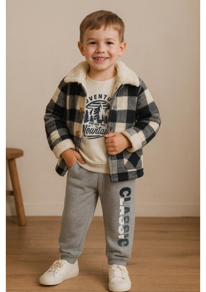 Oduncu Hırkalı Üçlü Takım