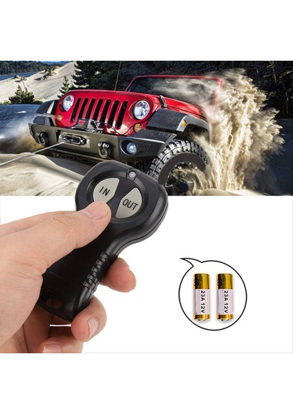Atv El Kumandası Alıcısı Için 12V/24V Kablosuz Elektrikli Vinç Uzaktan Kumanda Anahtarı Kiti (Yurt Dışından) modelleri
