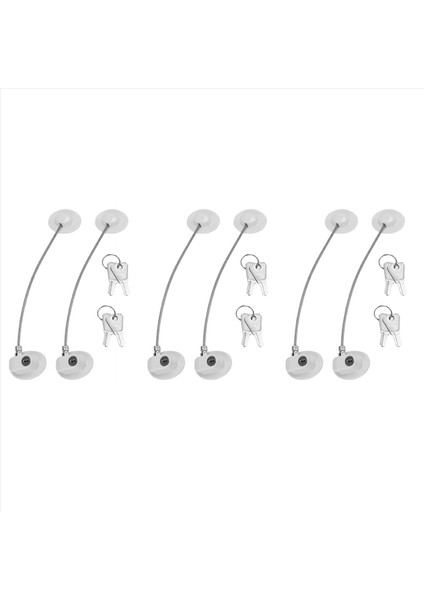 Adet Buzdolabı Kilidi, Çocuklar Için Buzdolabı Kilidi, Çocuklar Için Mini Kilitler, Dondurucu Kapısında Kullanılır (Yurt Dışından)