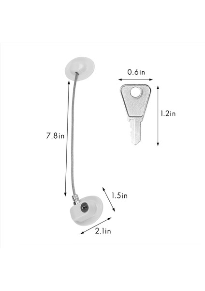 Adet Buzdolabı Kilidi, Çocuklar Için Buzdolabı Kilidi, Çocuklar Için Mini Kilitler, Dondurucu Kapısında Kullanılır (Yurt Dışından) fırsatları