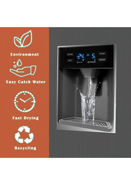 2 Adet Buzdolabı Damlama Tutucu Tepsi Mini Buzdolabı Buz ve Su Sebili Tava Dökülme Pedini Korur (Yurt Dışından) modelleri