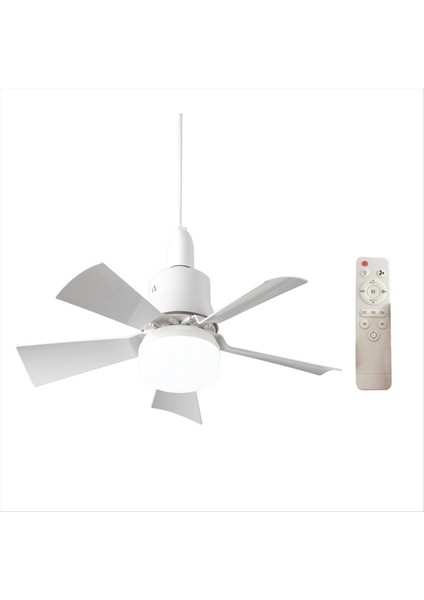 E27 Tabanlı, Uzaktan Kumandalı, Küçük Tavan Tipi Soketli Vantilatörlü Işık, Yatak Odası Mutfak (Yurt Dışından)